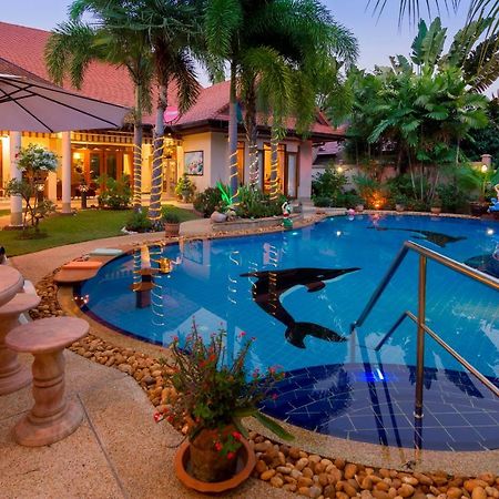 Relaxing Palm Pool Villa And Tropical Garden Bang Lamung Esterno foto