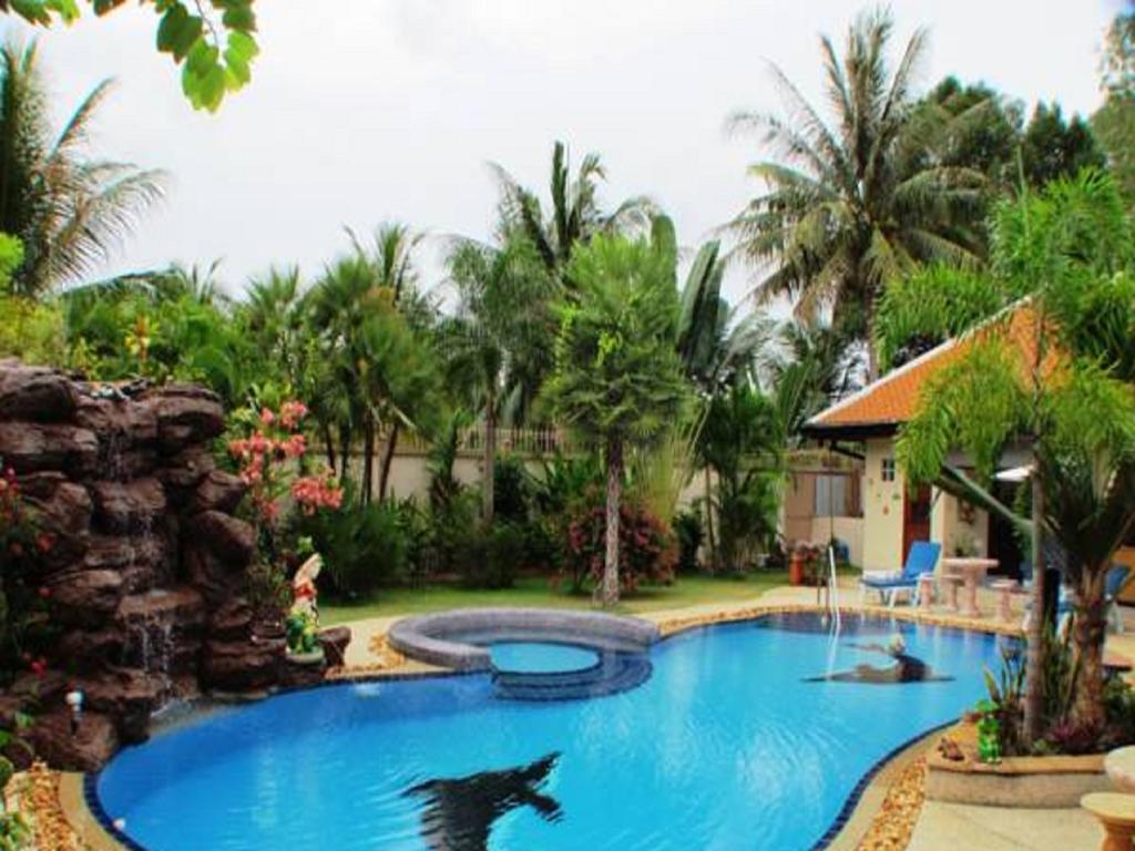 Relaxing Palm Pool Villa And Tropical Garden Bang Lamung Camera foto