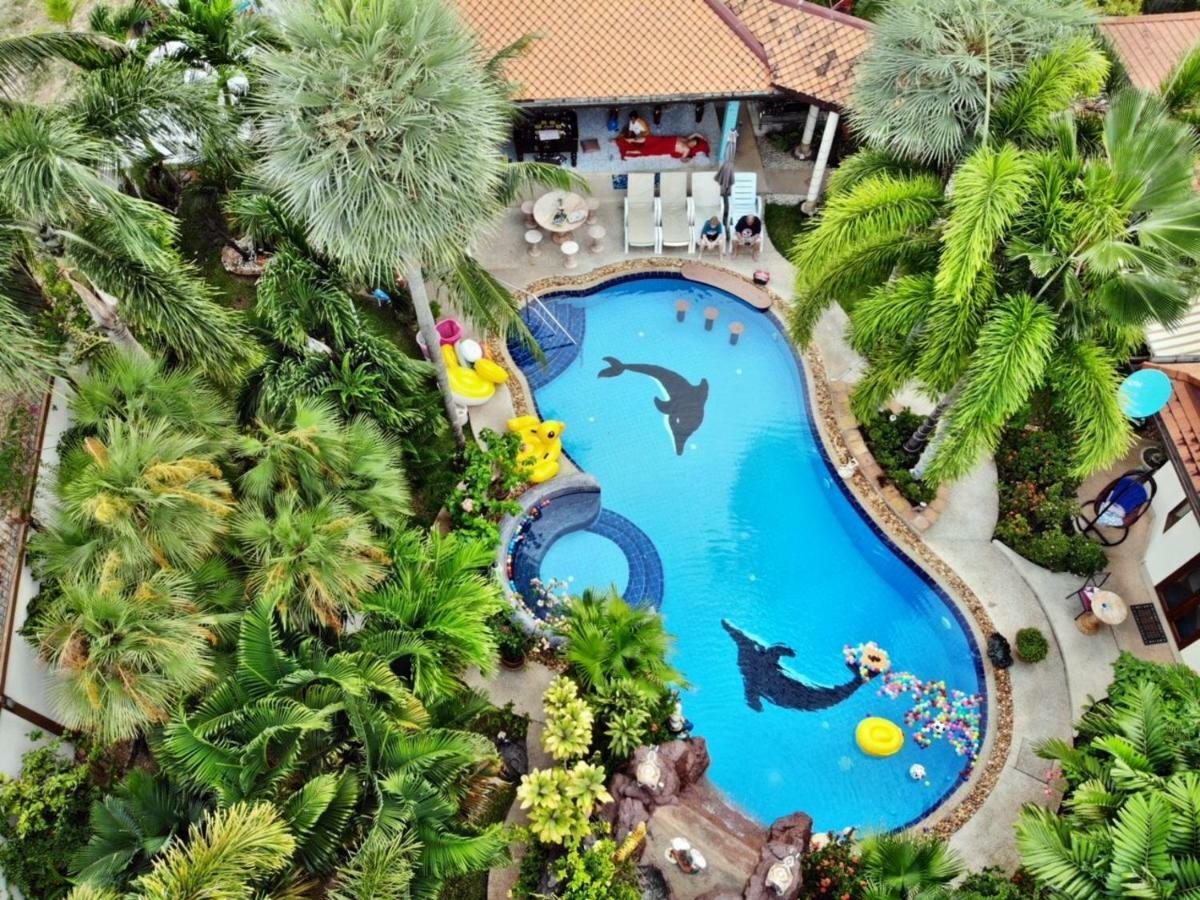 Relaxing Palm Pool Villa And Tropical Garden Bang Lamung Esterno foto